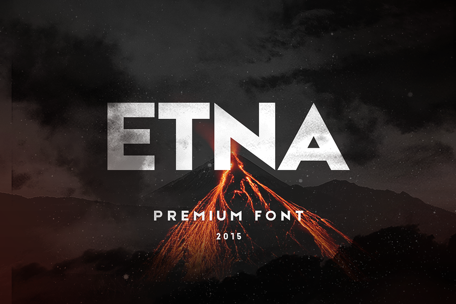 Etna Sans Serif Typeface in Sans-Serif Fonts - product preview 8