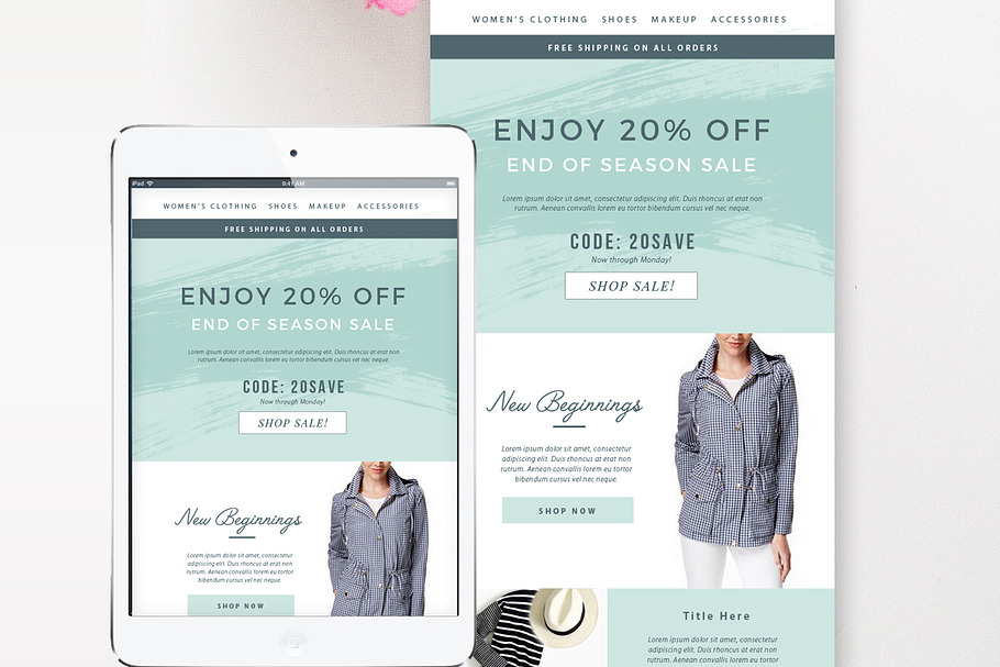 Sales Fashion Email Template