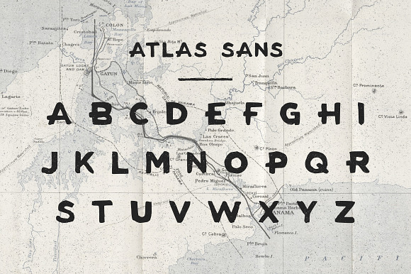 Atlas - Sans and Slab in Sans-Serif Fonts - product preview 1