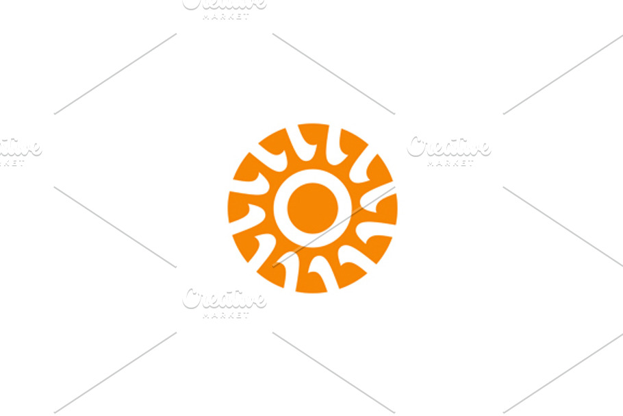 Abstract sun in Logo Templates - product preview 8