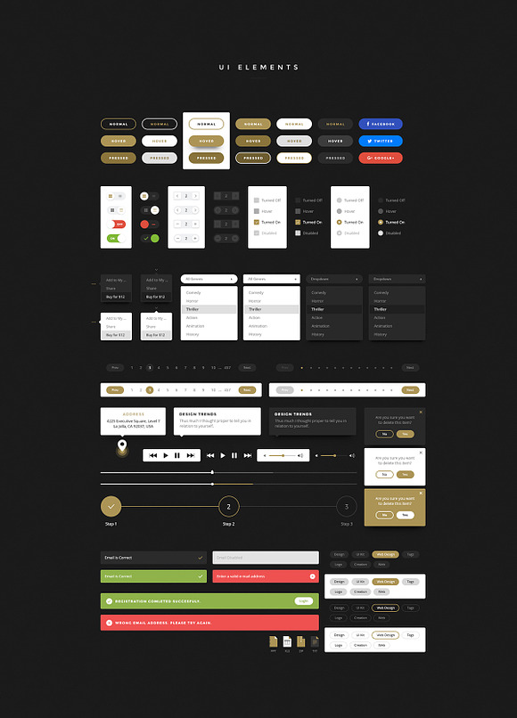 -50% Sale. Milestone UI Kit in UI Kits and Libraries - product preview 16