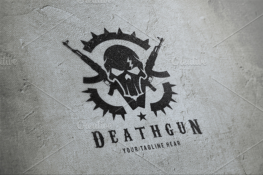 Death Gun Logo in Logo Templates - product preview 8