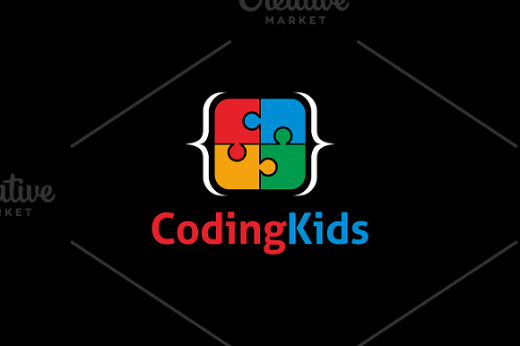 Coding kids | Logo template in Logo Templates - product preview 3