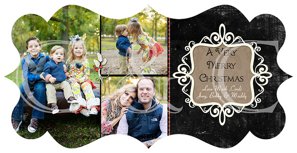 Christmas Photo Card Selection #106 in Card Templates - product preview 1