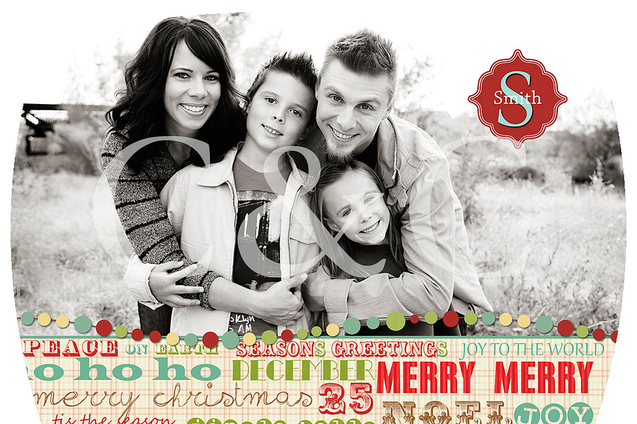 Christmas Photo Card  #112 in Card Templates - product preview 8