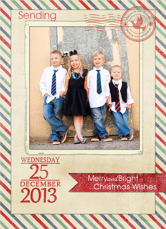 Christmas Photo Card Selection #113 in Card Templates - product preview 1