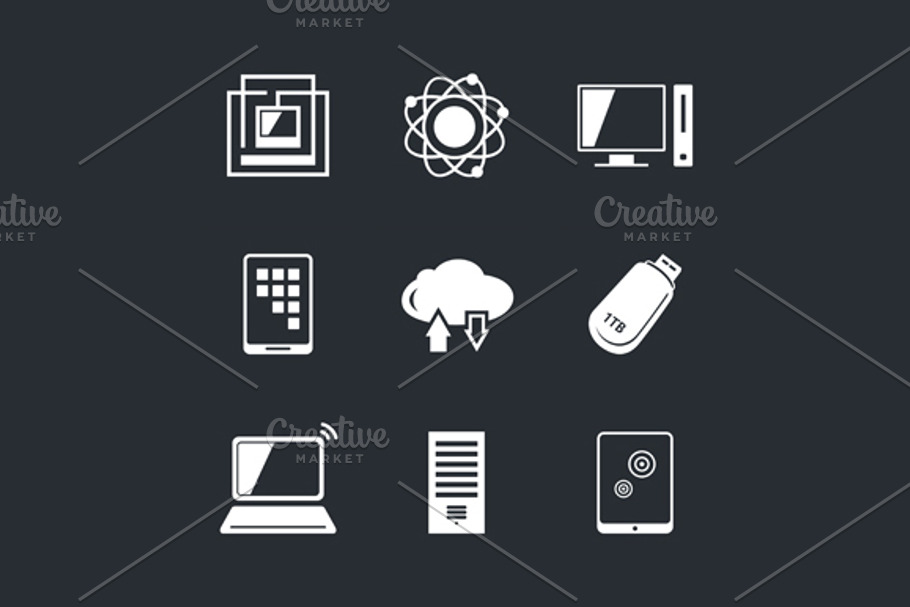 Exchange of information technology in Icons - product preview 8