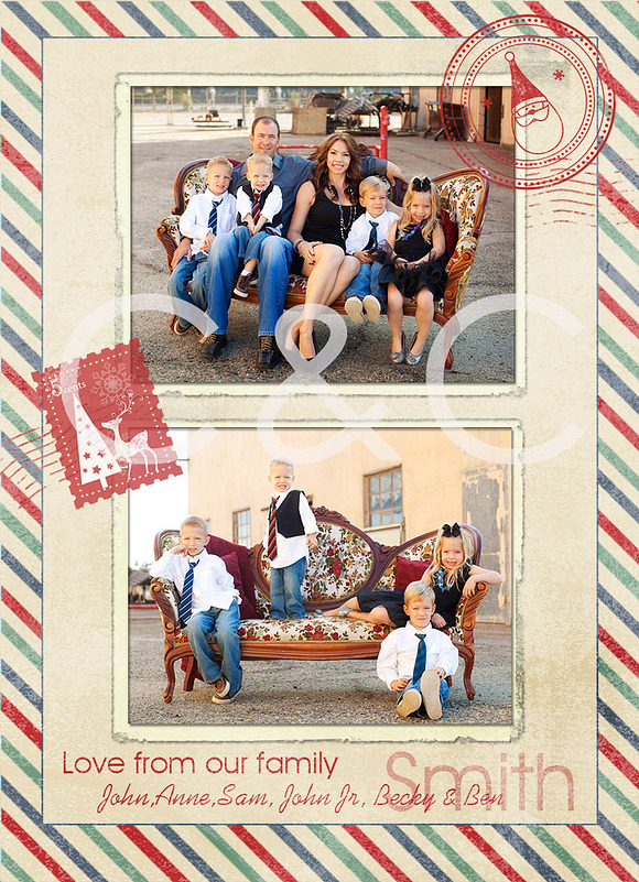 Christmas Photo Card Selection #113 in Card Templates - product preview 2