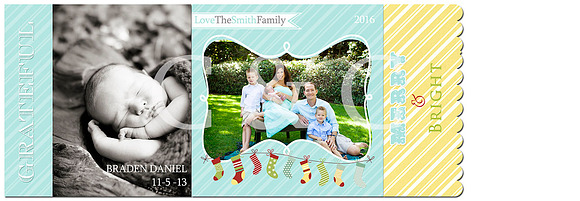 Christmas Photo Card Selection #108 in Card Templates - product preview 1