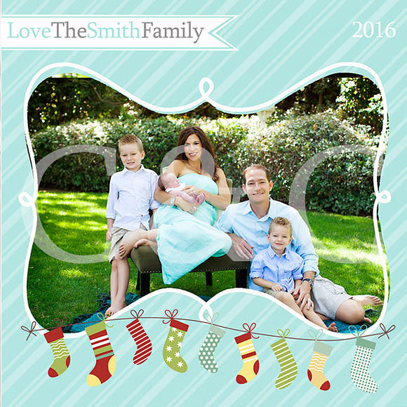Christmas Photo Card Selection #108 in Card Templates - product preview 3