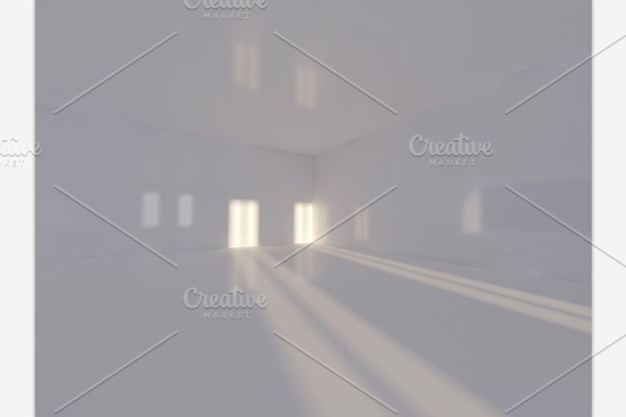 Empty Light Room in Graphics - product preview 8