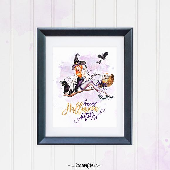 Traditional Halloween Clipart in Illustrations - product preview 7