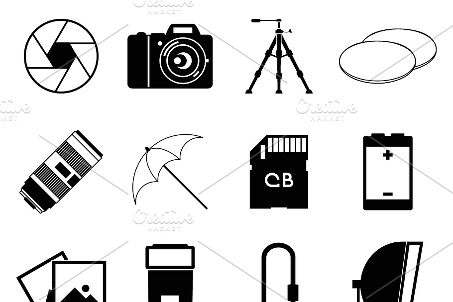 photo icons in Illustrations - product preview 8