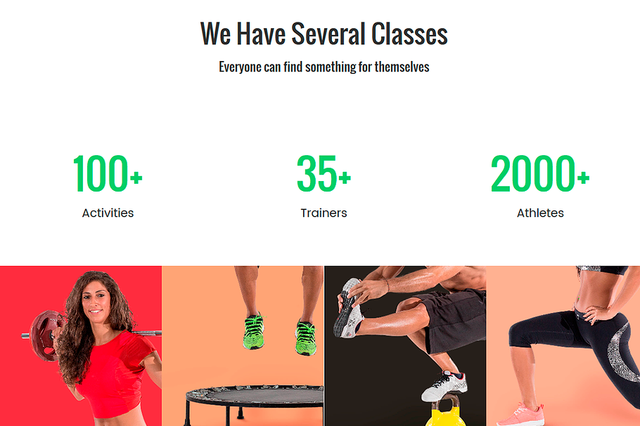 Fitness WordPress Theme in WordPress Business Themes - product preview 8