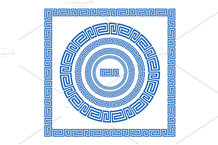 greece ornament greek style border in Graphics - product preview 8