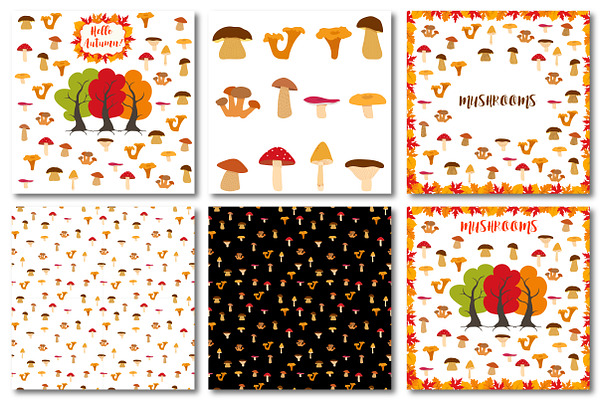 Autumn set of patterns #5