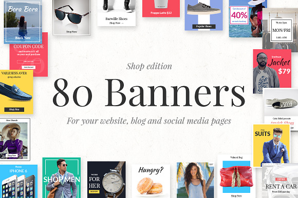 The Ultimate Banners Bundle  in Social Media Templates - product preview 5