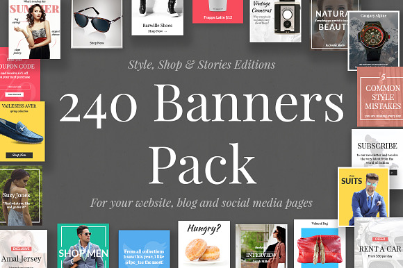 The Ultimate Banners Bundle  in Social Media Templates - product preview 7