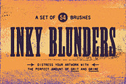 Inky Blunders | Distressing Brushes