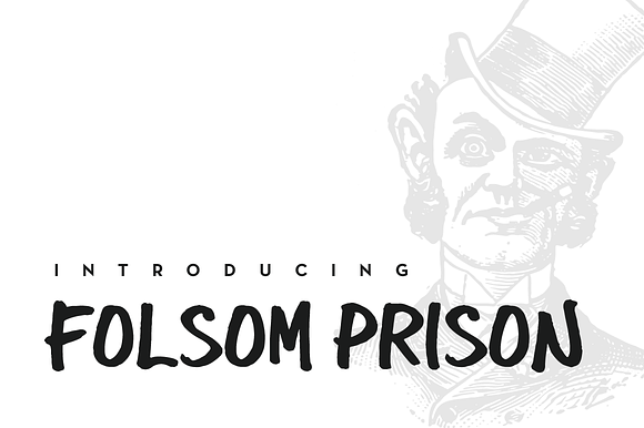 Folsom Prison in Display Fonts - product preview 2