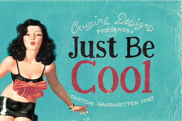 Just Be Cool Custom Font in Serif Fonts - product preview 4