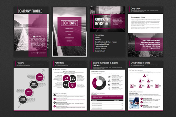 Road PowerPoint Template Vertical in PowerPoint Templates - product preview 1