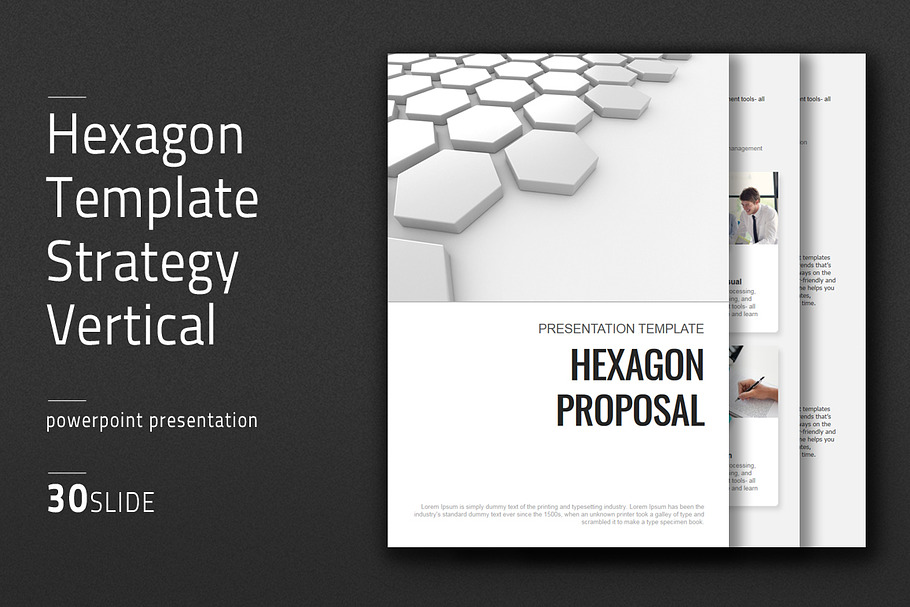 Hexagon Template Strategy Vertical