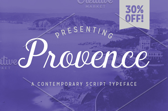 SALE - Provence in Script Fonts - product preview 6