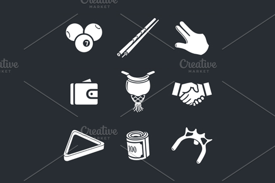 Billiard in Icons - product preview 8