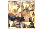Bisque Gray Abstract Low Polygon 