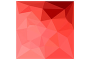 Medium Violet Red Abstract Polygon 