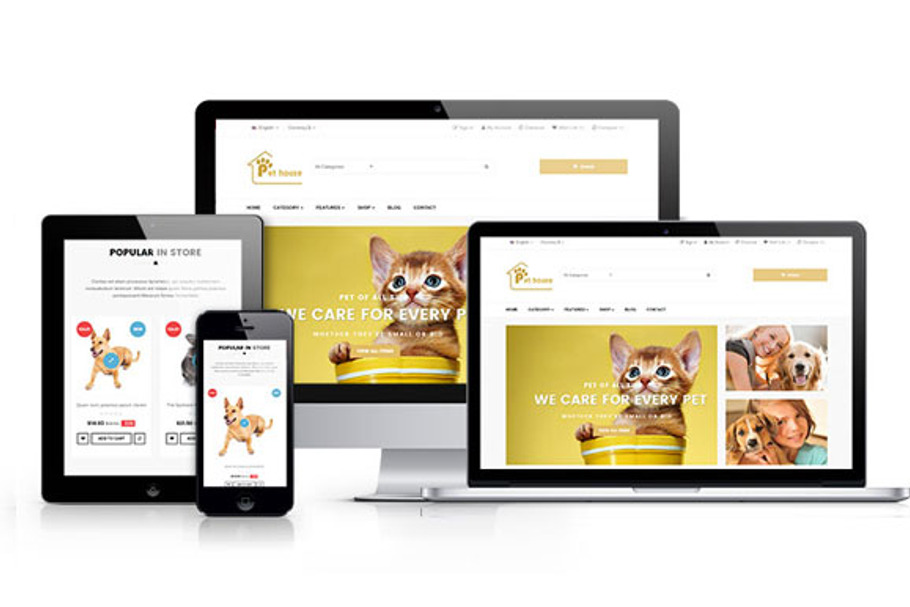 Ap Pet House Prestashop Theme in Website Templates - product preview 8