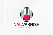 Nail Varnish Logo Template