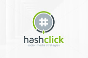Hash Click Logo Template