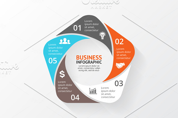 Circle Diagrams - Infographics Set in Keynote Templates - product preview 5
