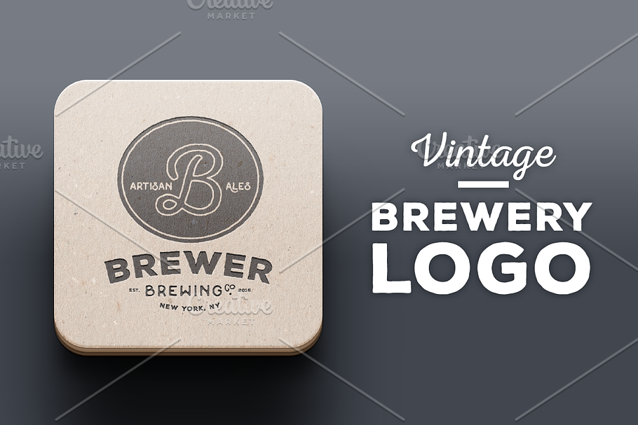 Brewery / Beer Logo I, Vintage