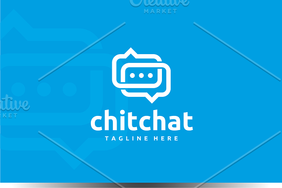 Chat Logo in Logo Templates - product preview 1