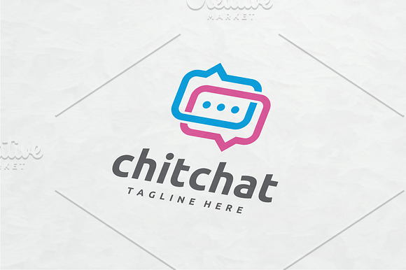 Chat Logo in Logo Templates - product preview 3