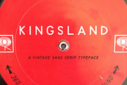 Kingsland | A Vintage Sans Serif