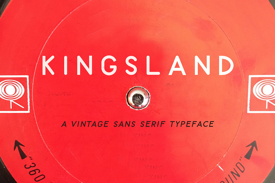 Kingsland | A Vintage Sans Serif in Sans-Serif Fonts - product preview 8