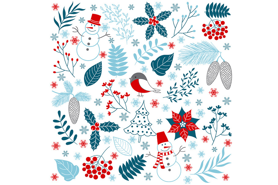 Digital Winter Time Set in Illustrations - product preview 8