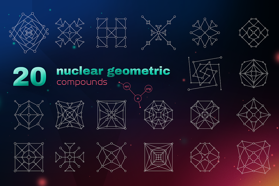 20 nuclear geometric compounds