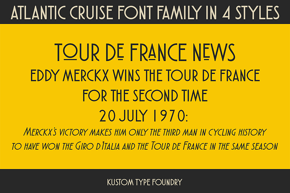 Atlantic Cruise Font Family in Sans-Serif Fonts - product preview 2