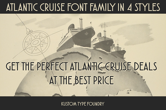 Atlantic Cruise Font Family in Sans-Serif Fonts - product preview 3