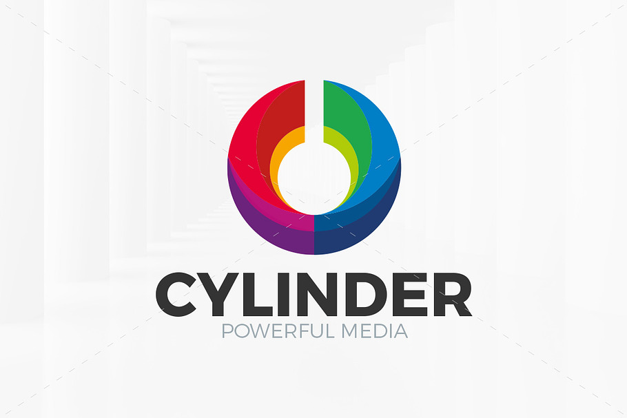 Cylinder Logo template