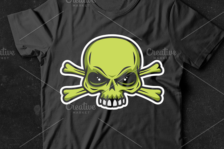 Vector Skull and Crossbones (8) in Illustrations - product preview 8