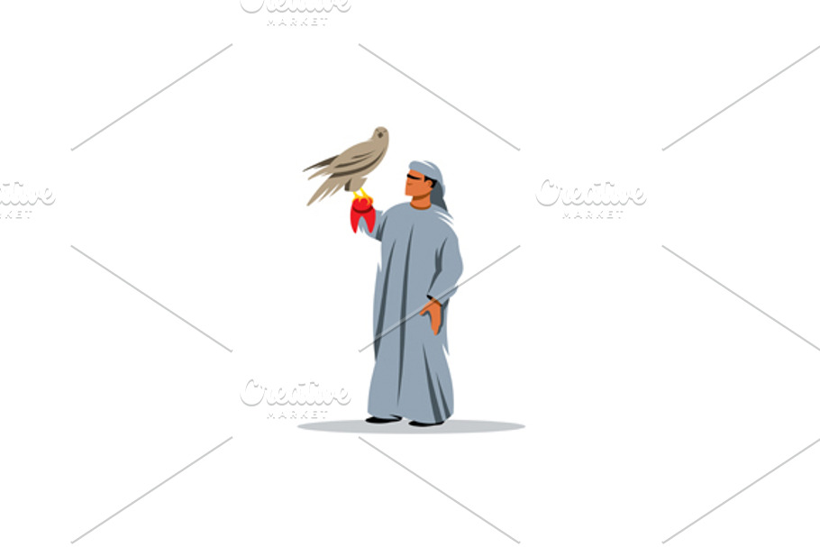 Falconry  in Logo Templates - product preview 8