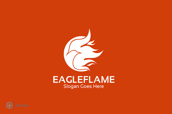 Eagle Flame Logo in Logo Templates - product preview 2