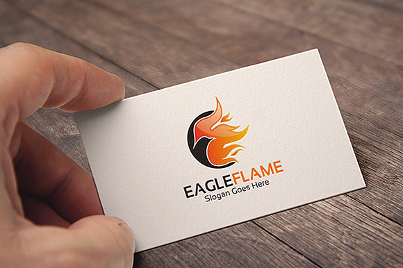 Eagle Flame Logo in Logo Templates - product preview 3