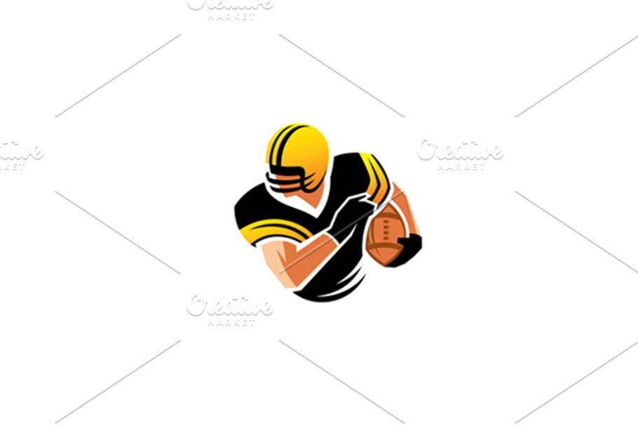 American football in Logo Templates - product preview 8